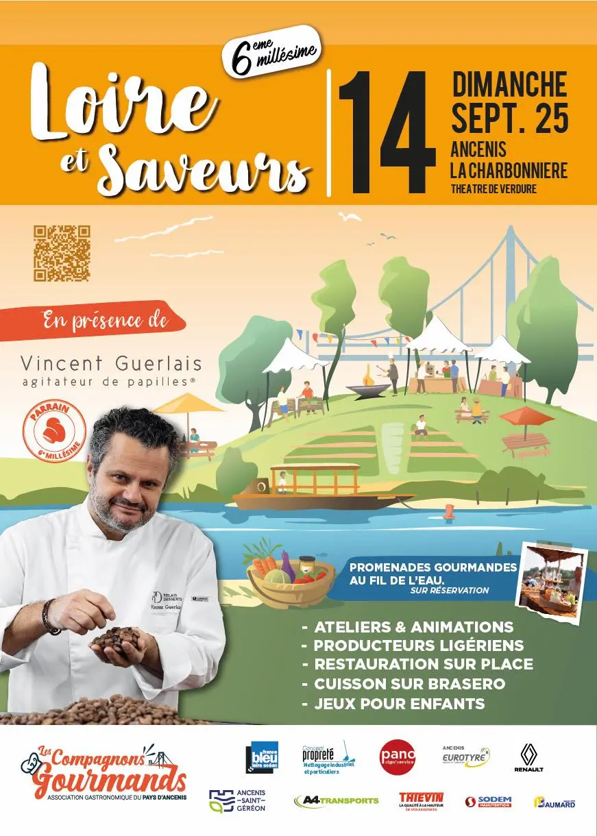 Affiche Loire et Saveurs Ancenis 2025